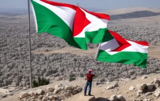 ilustrasi puisi luka Palestina