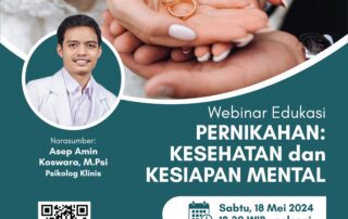 flyer webinar kesehatan mental menjelang pernikahan